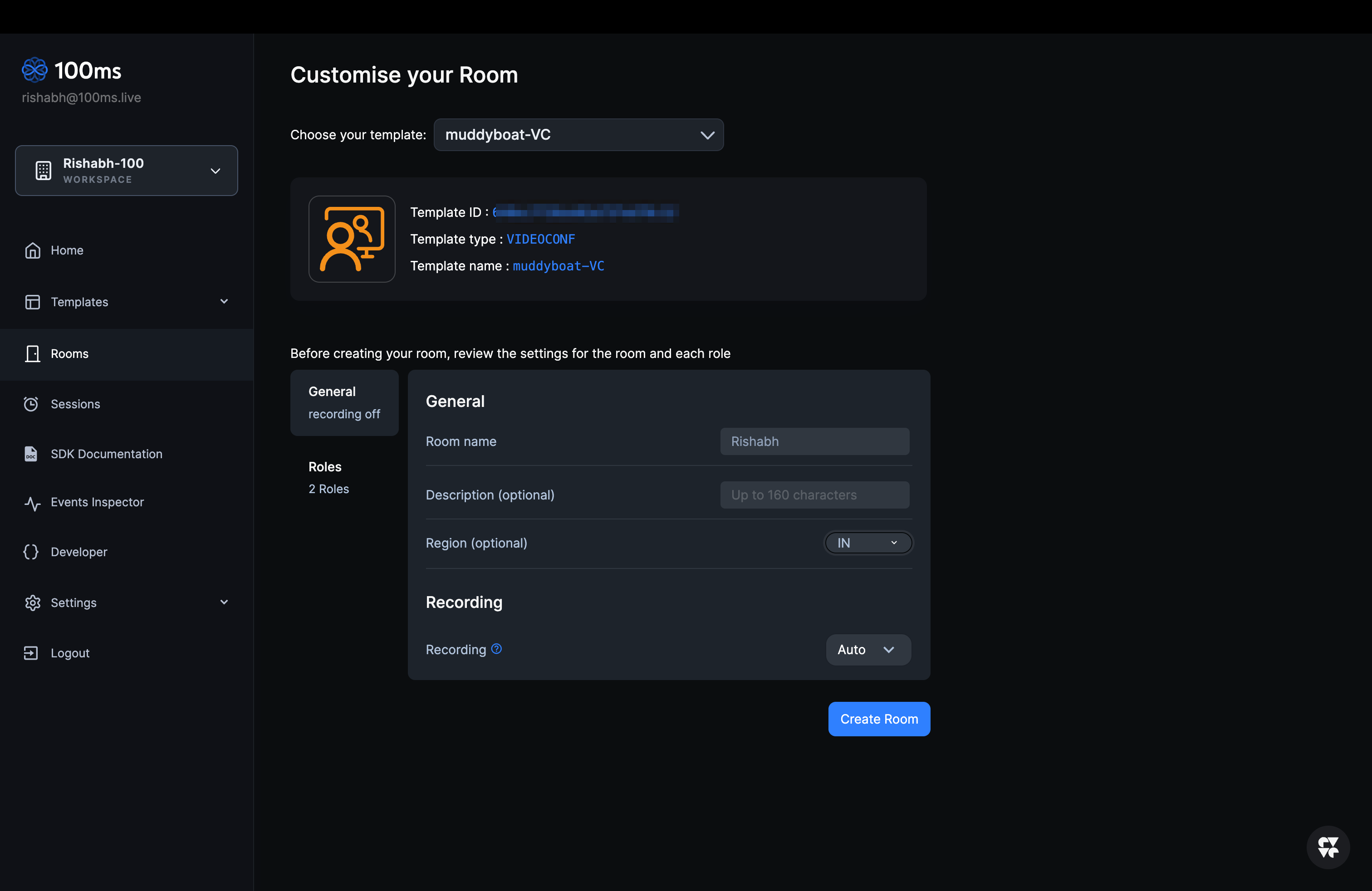Create a room