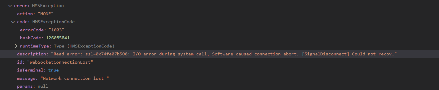 Terminal Error