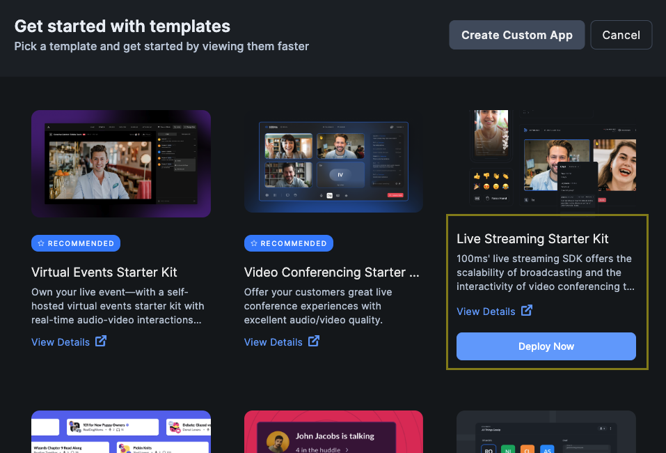 Live streaming starter kit