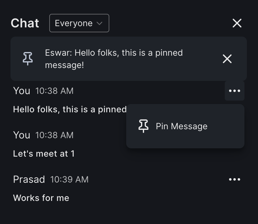 PinnedChat